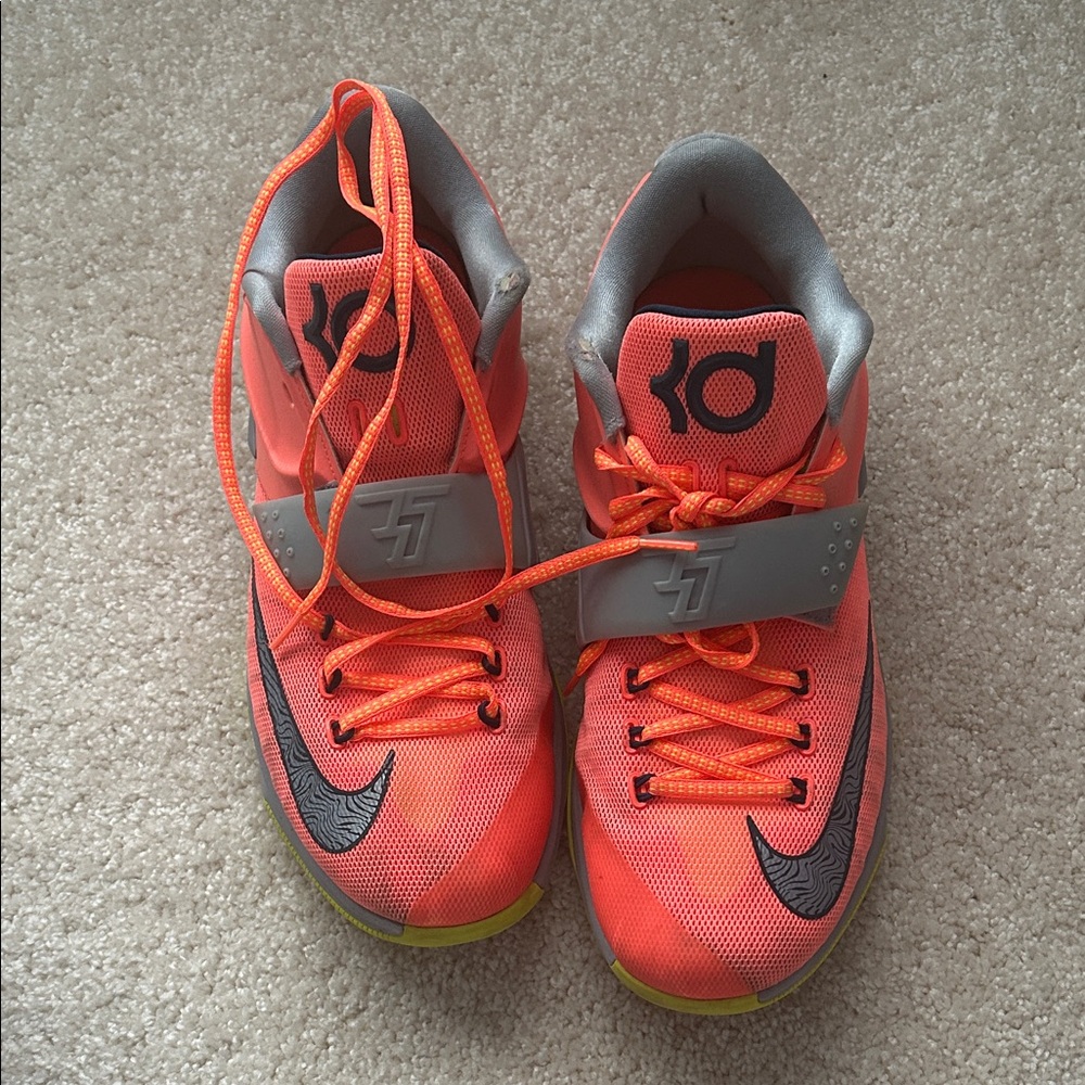 Men’s Orange and Gray Sneakers